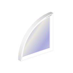 Quarter Circle Computer illustration of a quarter circle direct set window