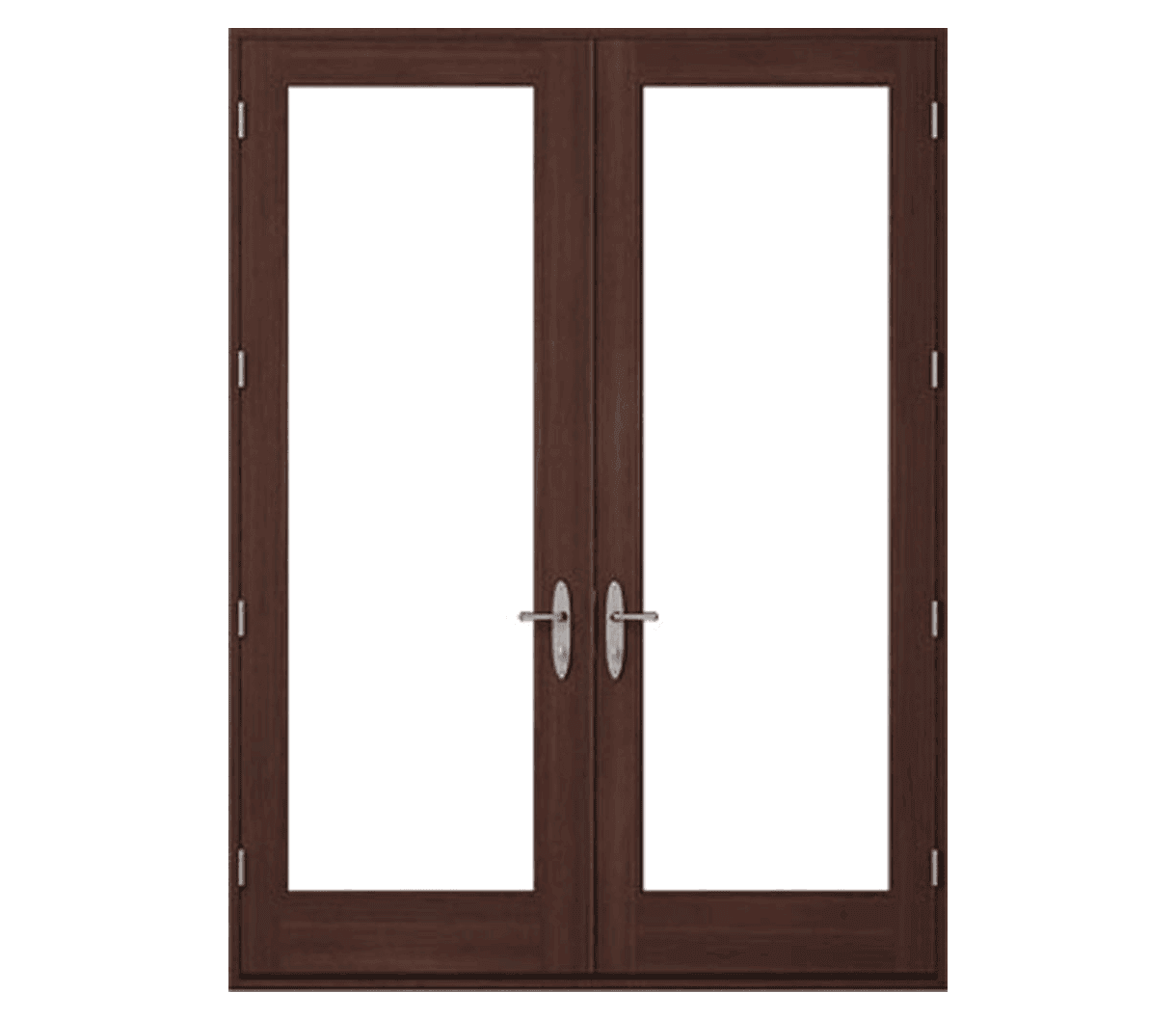 large hinged door cut out background illustration