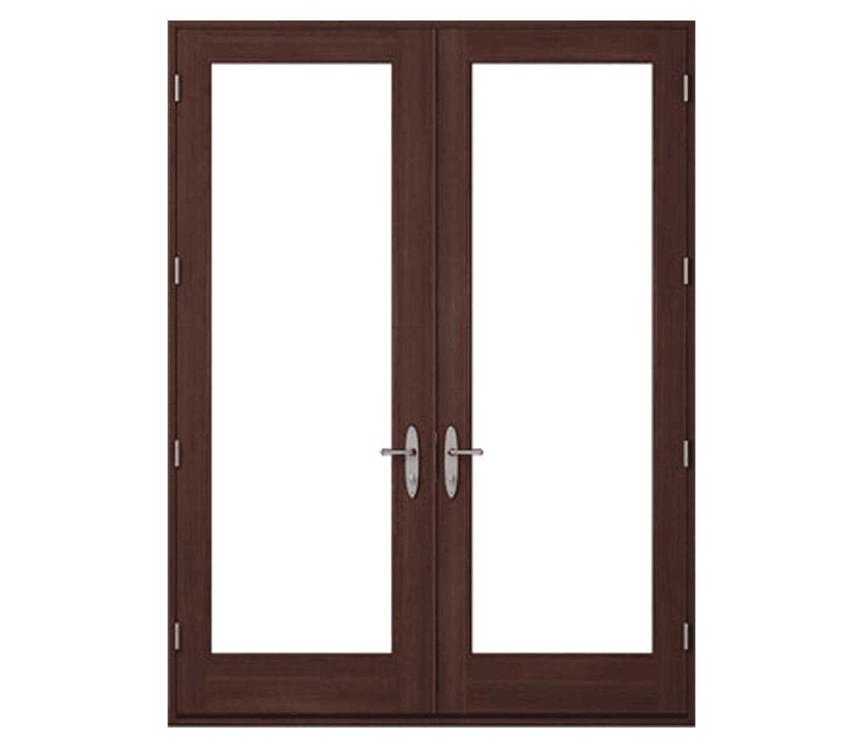 large hinged door cut out background illustration