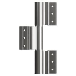Silver silver hinged door hinge