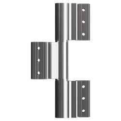 Silver silver hinged door hinge