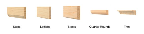 wood installation accessories