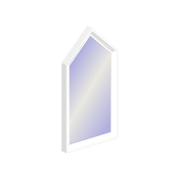 Pentagon Computer illustration of a pentagon direct set window