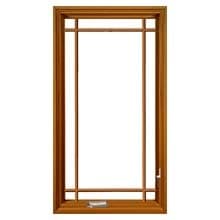 Prairie lifestyle casement window with prairie grilles