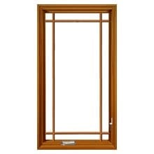 Prairie lifestyle casement window with prairie grilles