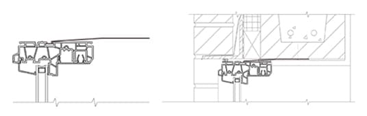 block frame with clip attachment for 350 series products