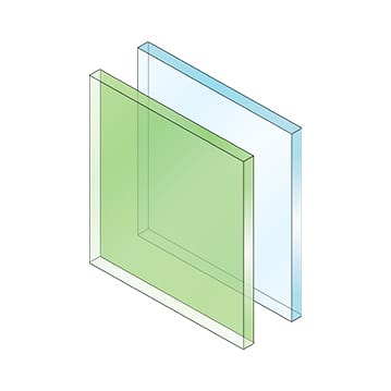 Green-Tinted Glass Green-Tinted Glass