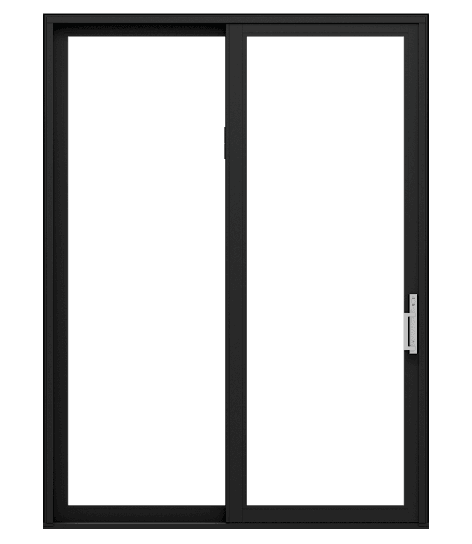 large illustration of a sliding patio door