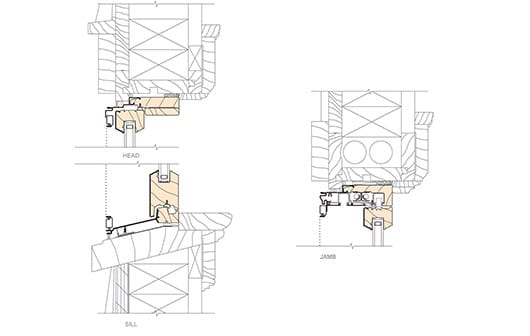 retain existing frame installation details
