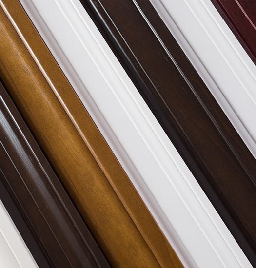 four pieces of interior trim