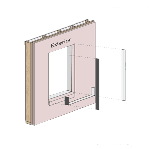 full frame installation for stucco walls