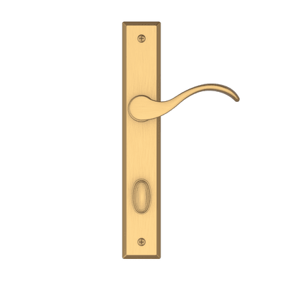 Virago - Satin Brass (Upgraded finish) satin brass virago handle