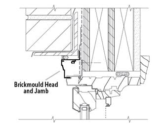 traditional wood installation head detail