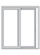 hurricane shield series sliding patio door cob