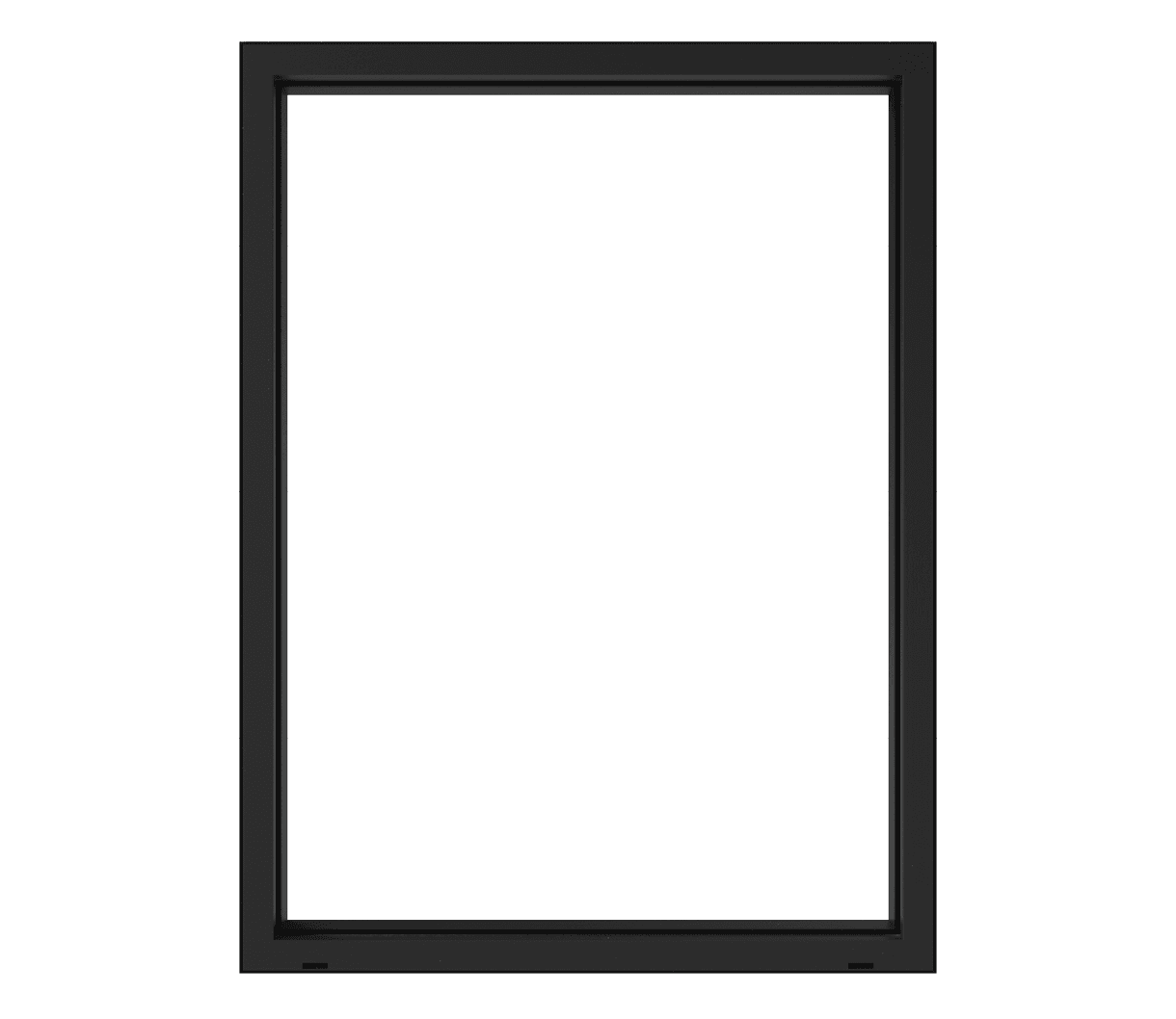 black impervia picture window cob