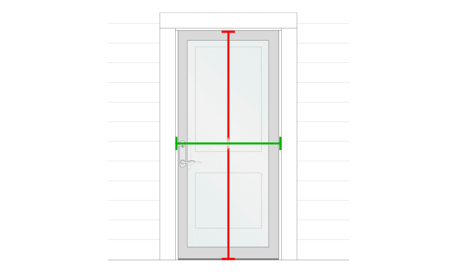 how to measure a storm door for replacement