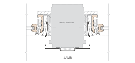 subframe mullion trim
