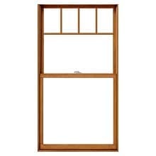 Top Row lifestyle double-hung window with top row grilles