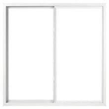 No Grilles Impervia sliding window with no grilles