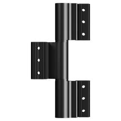 Black black hinged door hinge