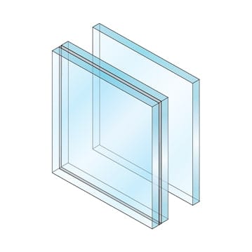 Laminated, Non-Impact Resistant Glass Sample Laminated, Non-Impact Resistant Glass
