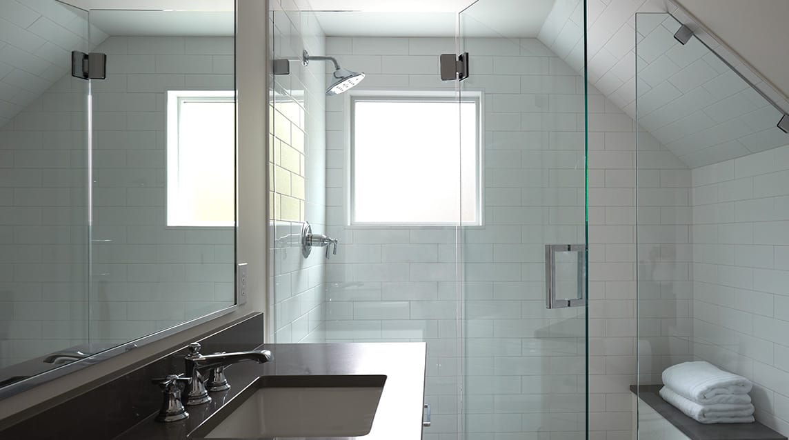 bathroom shower window