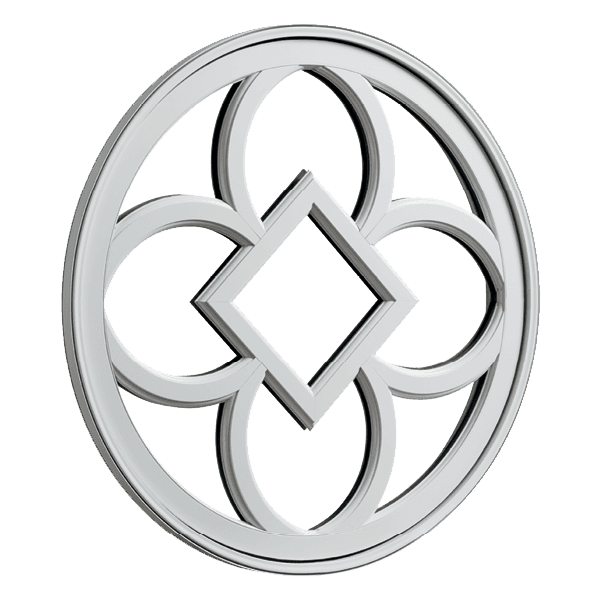 custom circle window grilles that looks like a flower