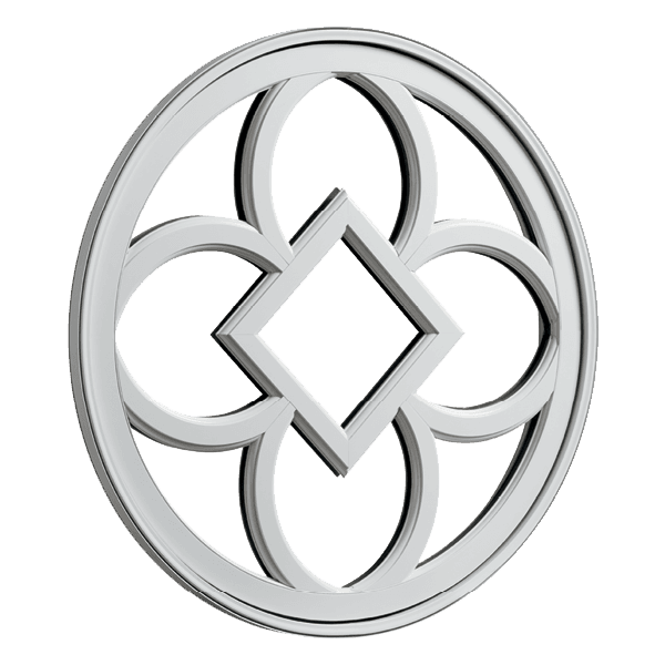 custom circle window grilles that looks like a flower