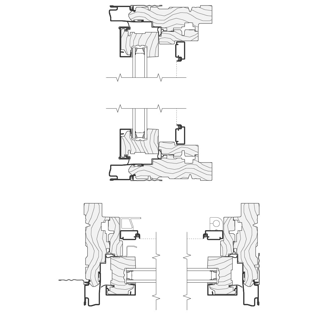push out casement window cross section