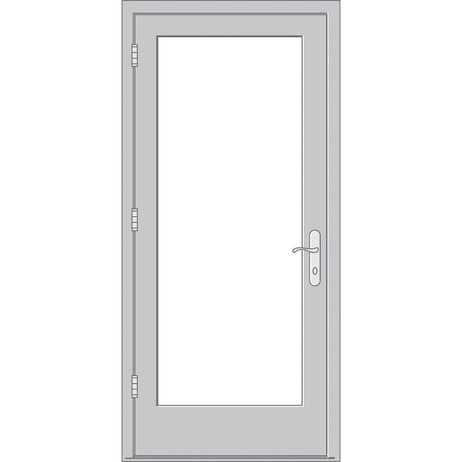 generic hinged door drawing