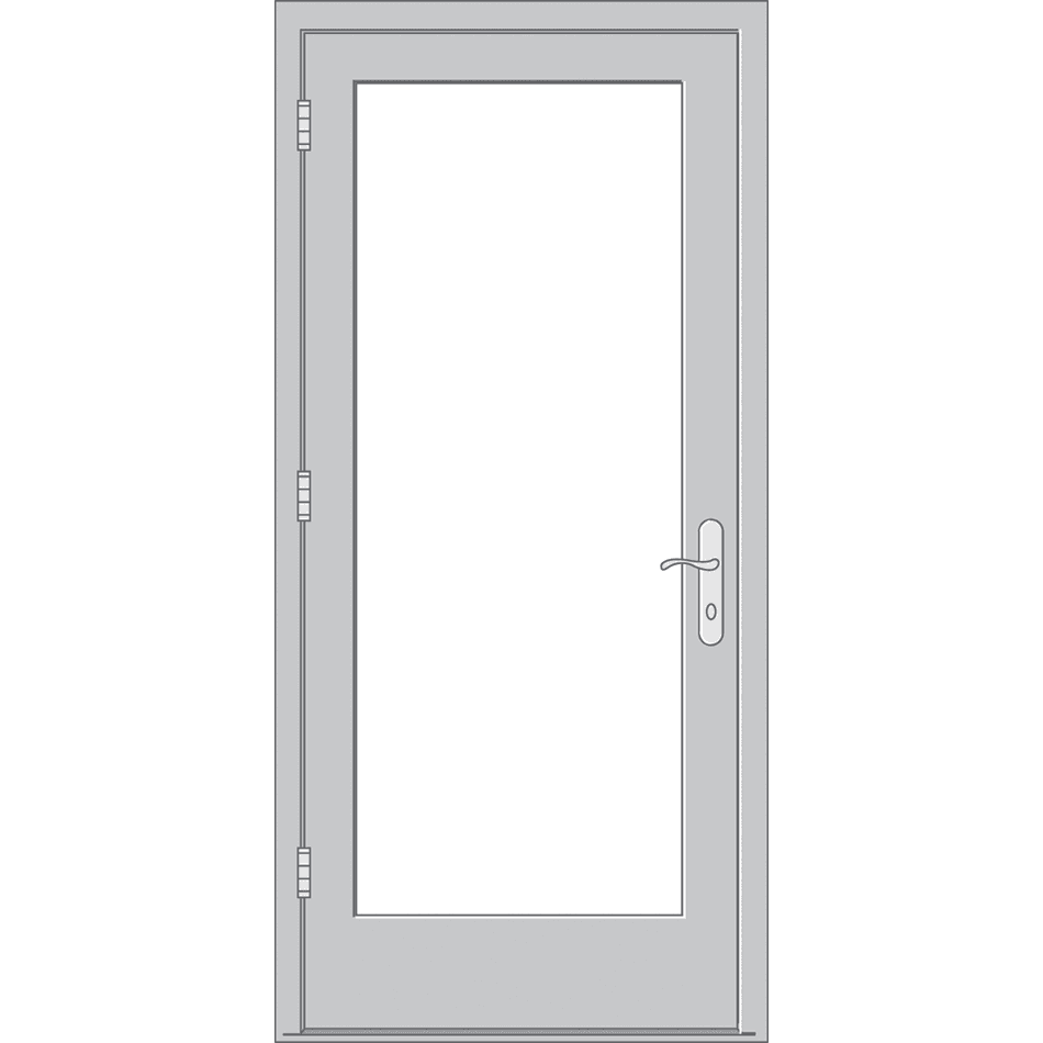 generic hinged door drawing