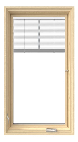 casement window lifestyle series with blinds between-the-glass
