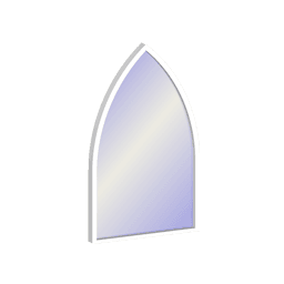Gothic Springline Computer illustration of a gothic springline direct set window