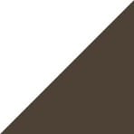 White Interior with Brown Exterior color swatch of white and brown
