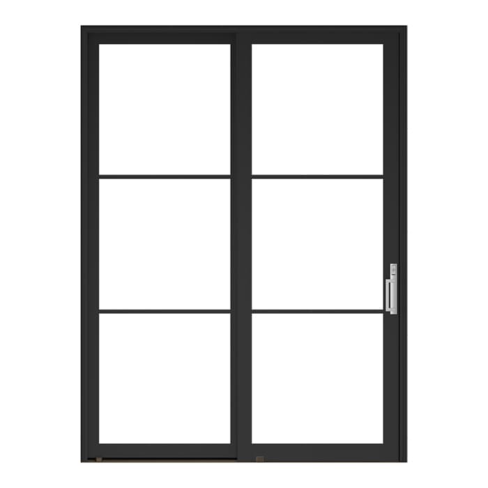 Custom contemporary patio door custom grilles