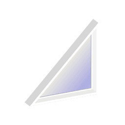 Triangle Computer illustration of a triangle direct set window